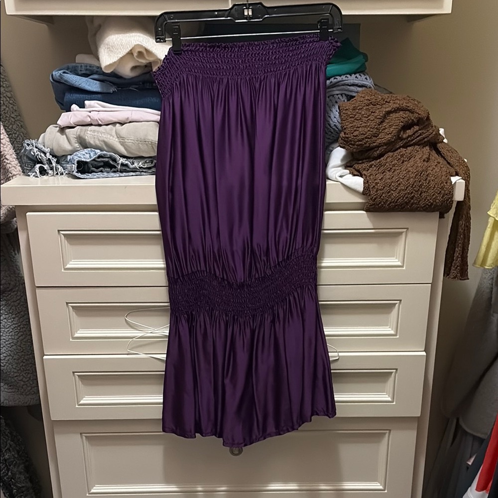 Elegant Purple Women's Skirt